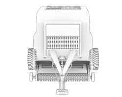 landwirtschaftlich Anhänger isoliert auf Hintergrund. 3d Rendern - - Illustration png