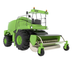 Harvester isolated on background. 3d rendering - illustration png
