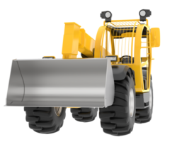 Versatile excavator isolated on background. 3d rendering - illustration png