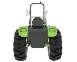 Large tractor isolated on background. 3d rendering - illustration png