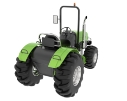 Large tractor isolated on background. 3d rendering - illustration png