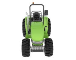 Large tractor isolated on background. 3d rendering - illustration png