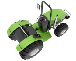 Large tractor isolated on background. 3d rendering - illustration png