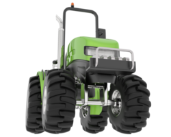 Large tractor isolated on background. 3d rendering - illustration png