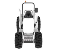 Large tractor isolated on background. 3d rendering - illustration png