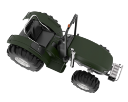 Large tractor isolated on background. 3d rendering - illustration png