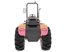 Large tractor isolated on background. 3d rendering - illustration png