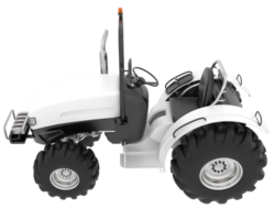 Large tractor isolated on background. 3d rendering - illustration png