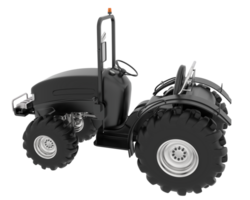 stor traktor isolerat på bakgrund. 3d tolkning - illustration png