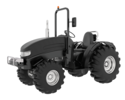 Large tractor isolated on background. 3d rendering - illustration png