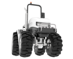 Large tractor isolated on background. 3d rendering - illustration png