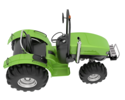 Large tractor isolated on background. 3d rendering - illustration png