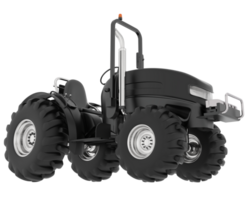 Large tractor isolated on background. 3d rendering - illustration png