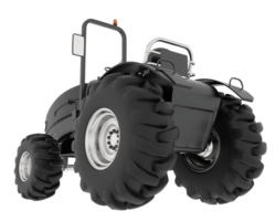 Large tractor isolated on background. 3d rendering - illustration png