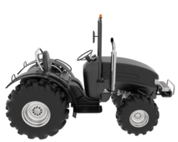 Large tractor isolated on background. 3d rendering - illustration png