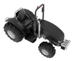 Large tractor isolated on background. 3d rendering - illustration png