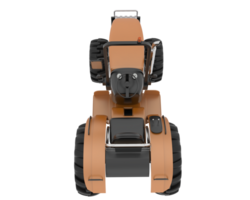 groß Traktor isoliert auf Hintergrund. 3d Rendern - - Illustration png