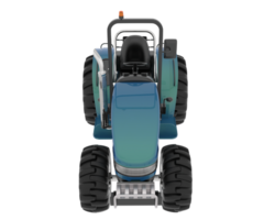 Large tractor isolated on background. 3d rendering - illustration png