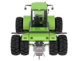 Large tractor isolated on background. 3d rendering - illustration png