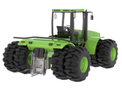 Large tractor isolated on background. 3d rendering - illustration png