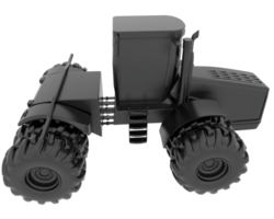 groß Traktor isoliert auf Hintergrund. 3d Rendern - - Illustration png