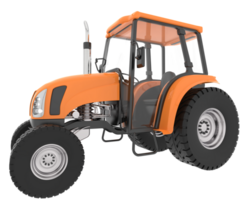 Mittel Landwirtschaft Traktor isoliert auf Hintergrund. 3d Rendern - - Illustration png