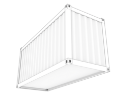 Container isolated on background. 3d rendering - illustration png