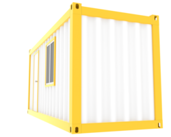 Container isoliert auf Hintergrund. 3d Rendern - - Illustration png