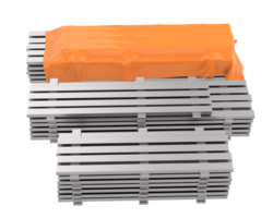 Construction planks isolated on background. 3d rendering - illustration png