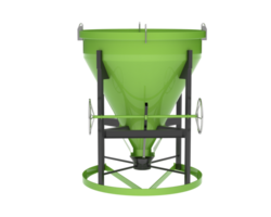 Concrete mixer isolated on background. 3d rendering - illustration png