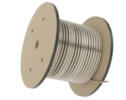 kabel- rulla isolerat på bakgrund. 3d tolkning - illustration png