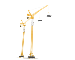 grue isolé sur Contexte. 3d le rendu - illustration png