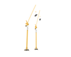 Crane isolated on background. 3d rendering - illustration png