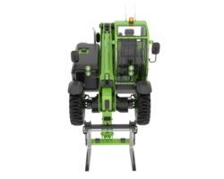 Telehandler isolated on background. 3d rendering - illustration png