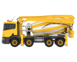 Concrete mixer isolated on background. 3d rendering - illustration png