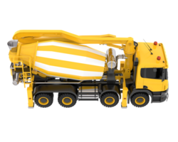 Concrete mixer isolated on background. 3d rendering - illustration png