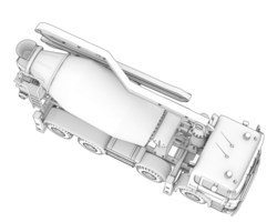 Beton Rührgerät isoliert auf Hintergrund. 3d Rendern - - Illustration png