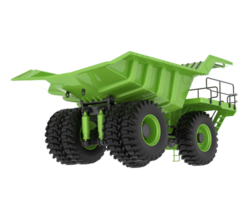 Mine truck isolated on background. 3d rendering - illustration png