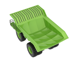 Mine truck isolated on background. 3d rendering - illustration png