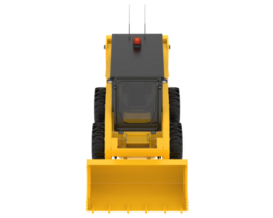 Skid steer loader isolated on background. 3d rendering - illustration png