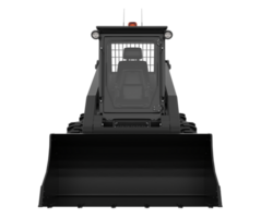 Skid steer loader isolated on background. 3d rendering - illustration png