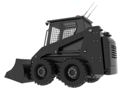 Skid steer loader isolated on background. 3d rendering - illustration png