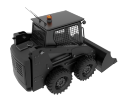 Skid steer loader isolated on background. 3d rendering - illustration png