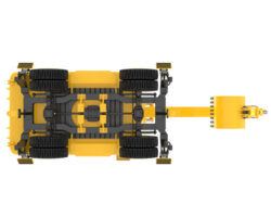 wiel graafmachine geïsoleerd Aan achtergrond. 3d renderen - illustratie png