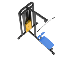 Weight bench isolated on background. 3d rendering - illustration png