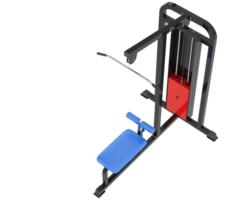 Weight bench isolated on background. 3d rendering - illustration png