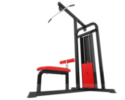 Weight bench isolated on background. 3d rendering - illustration png