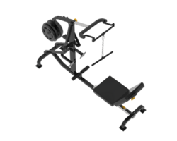 Lever equipment for gym isolated on background. 3d rendering - illustration png