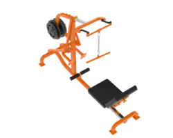 Lever equipment for gym isolated on background. 3d rendering - illustration png