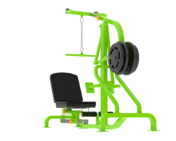 Hebel Ausrüstung zum Fitnessstudio isoliert auf Hintergrund. 3d Rendern - - Illustration png